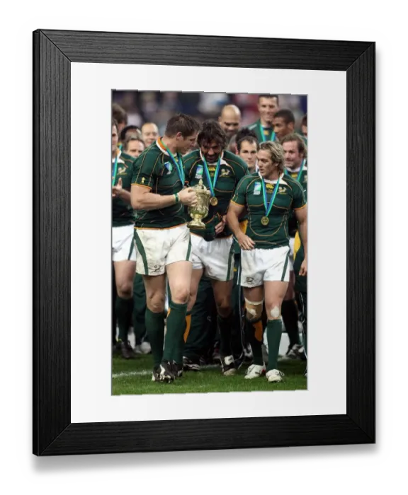 Framed Print : Bakkies Botha, Victor Matfiel & Percy Montgomery Framed Print : Bakkies Botha, Victor Matfiel & Percy Montgomery