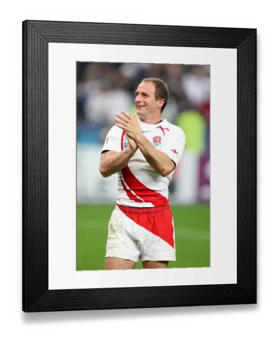 Framed Print : Mike Catt England and Bath Rugby Union France V England