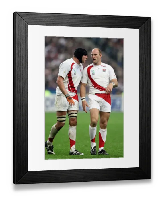 Framed Print : Ben Kay & Lawrence Dallaglio Framed Print : Ben Kay & Lawrence Dallaglio