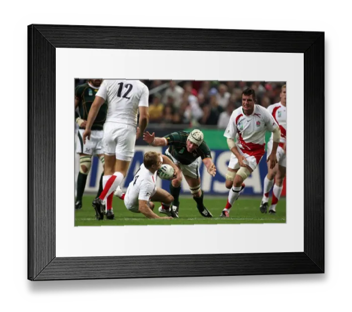 Framed Print : Wickus Van Heerden & Josh Lewsey Framed Print : Wickus Van Heerden & Josh Lewsey