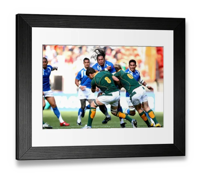 Framed Print : Henry Tuilagi & Danie Rossouw Framed Print : Henry Tuilagi & Danie Rossouw