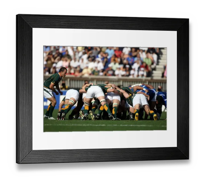 Framed Print : South Africa Scrum Framed Print : South Africa Scrum