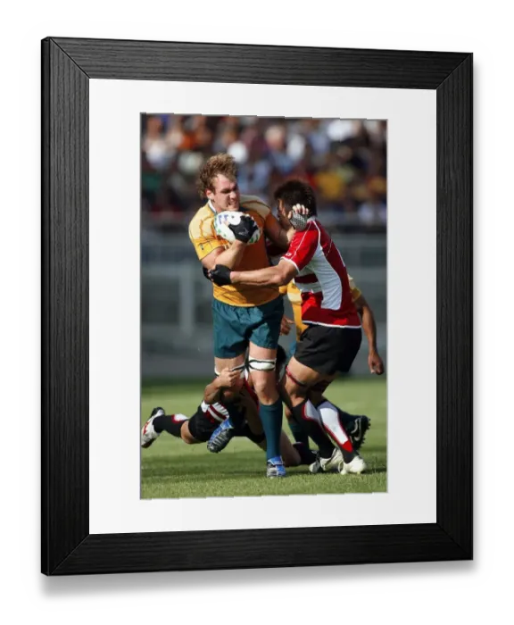 Framed Print : Rocky Elsom & Yasunori Watanabe Framed Print : Rocky Elsom & Yasunori Watanabe
