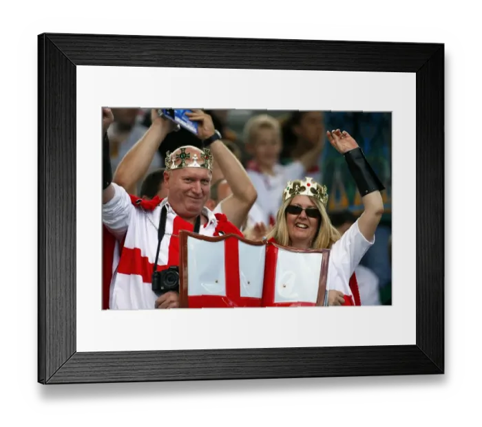Framed Print : England Fan S