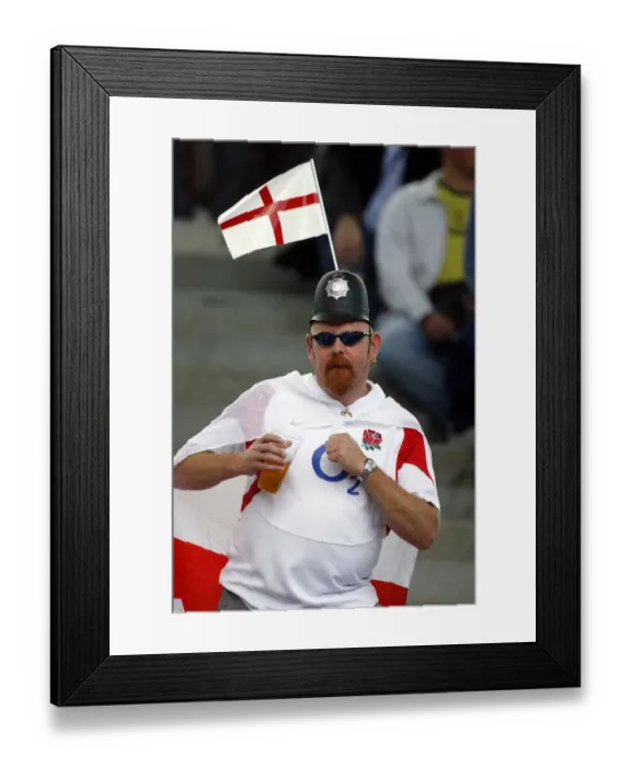 Framed Print : England Fan