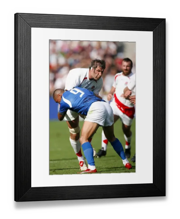Framed Print : Simon Shaw & Junior Polu Framed Print : Simon Shaw & Junior Polu