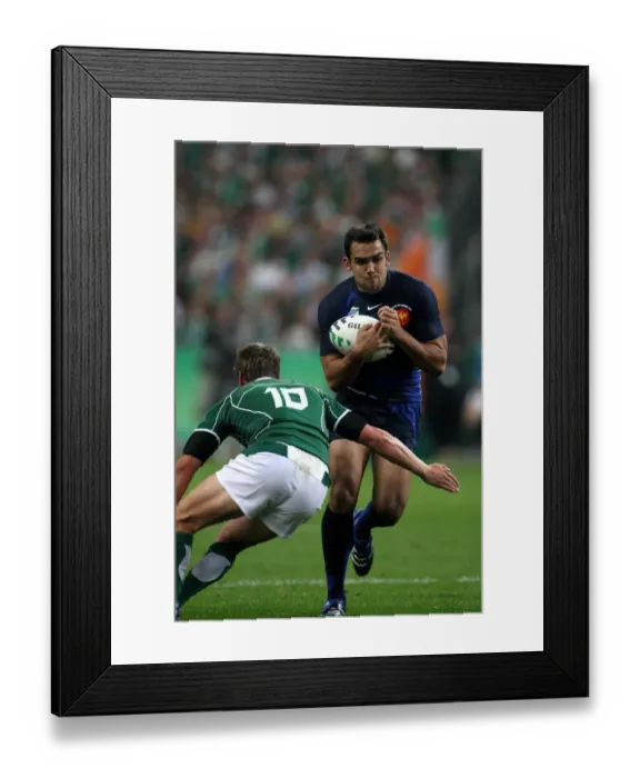 Framed Print : David Marty & Ronan O Gara