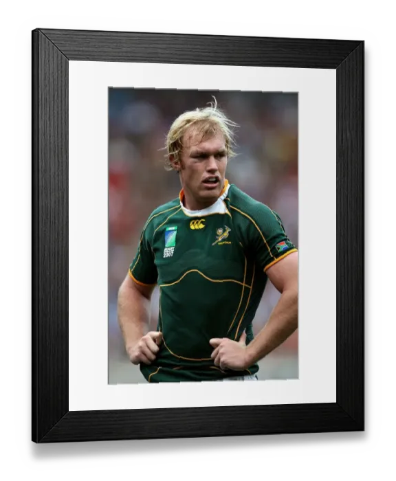 Framed Print : Schalk Burger