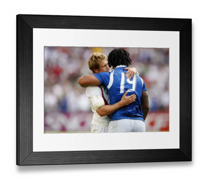 Framed Print : Jonny Wilkinson & Alesana Tuilagi Framed Print : Jonny Wilkinson & Alesana Tuilagi