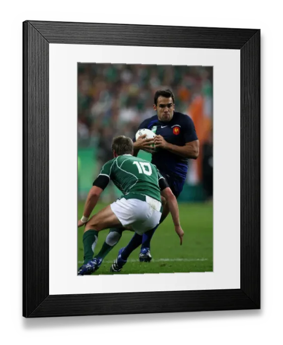 Framed Print : David Marty & Ronan O Gara Framed Print : David Marty & Ronan O Gara