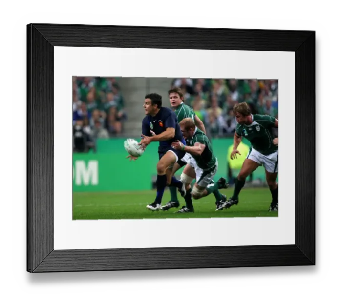 Framed Print : Damien Traille & Paul O Connell Framed Print : Damien Traille & Paul O Connell