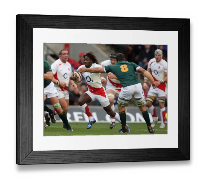 Framed Print : Paul Sackey Breaks Away Framed Print : Paul Sackey Breaks Away