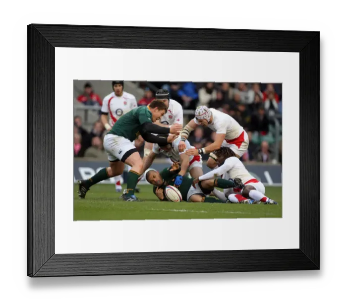 Framed Print : Bryan Habana Is Challenged Framed Print : Bryan Habana Is Challenged