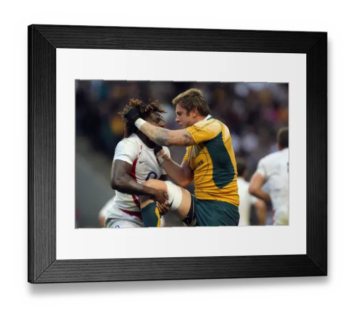 Framed Print : Paul Sackey & Hugh Mcmeniman