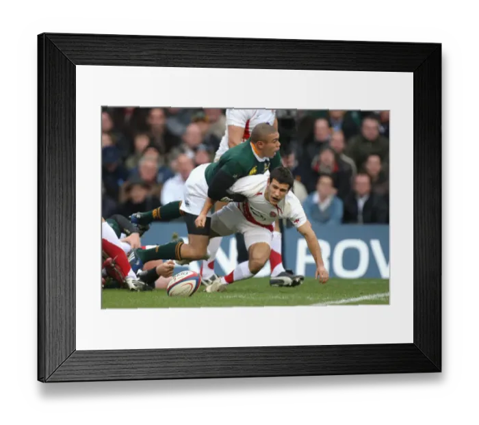 Framed Print : Danny Care & Bryan Habana Framed Print : Danny Care & Bryan Habana
