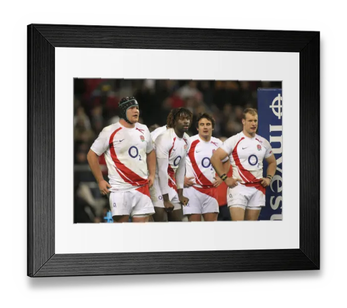 Framed Print : Simon Shaw, Paul Sackey & Jamie Noon