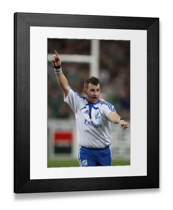 Framed Print : Nigel Owens Framed Print : Nigel Owens