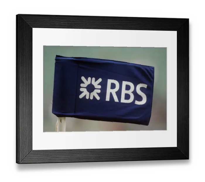 Framed Print : Rbs Flag England V Ireland England V Ireland Twickenham Framed Print : Rbs Flag England V Ireland England V Ireland Twickenham