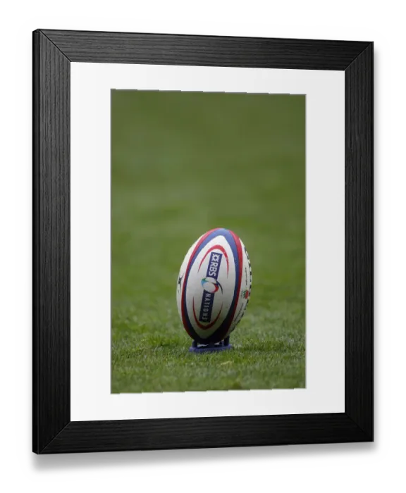 Framed Print : Rbs Six Nations Rugby Ball Framed Print : Rbs Six Nations Rugby Ball