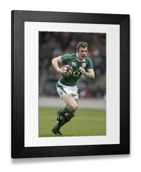Framed Print : Tommy Bowe Framed Print : Tommy Bowe