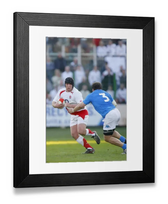 Framed Print : Matt Stevens & Martin Castrogiovanni Framed Print : Matt Stevens & Martin Castrogiovanni