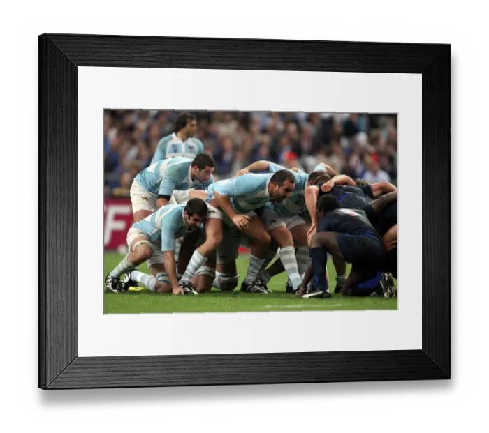 Framed Print : Argentina Scrum Framed Print : Argentina Scrum