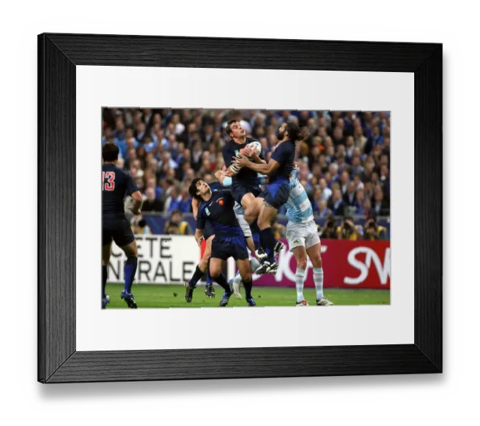 Framed Print : Damien Traille & Sebastien Chabal Framed Print : Damien Traille & Sebastien Chabal