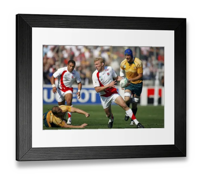 Framed Print : Lewis Moody Beats Matt Giteau Framed Print : Lewis Moody Beats Matt Giteau