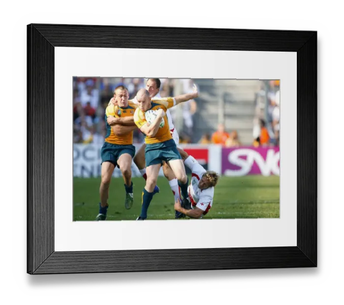Framed Print : Stirling Mortlock & Jonny Wilkinson Framed Print : Stirling Mortlock & Jonny Wilkinson