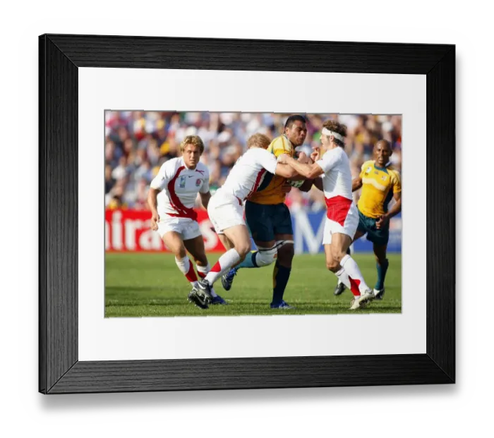Framed Print : George Smith, Josh Lewsey & Andy Gomersall Framed Print : George Smith, Josh Lewsey & Andy Gomersall