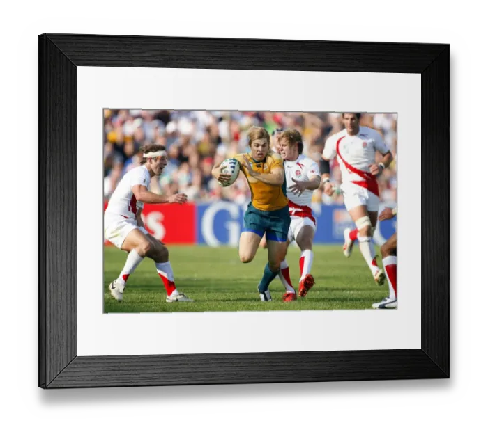 Framed Print : Drew Mitchell, Matthew Tait & Andy Gomersall Framed Print : Drew Mitchell, Matthew Tait & Andy Gomersall