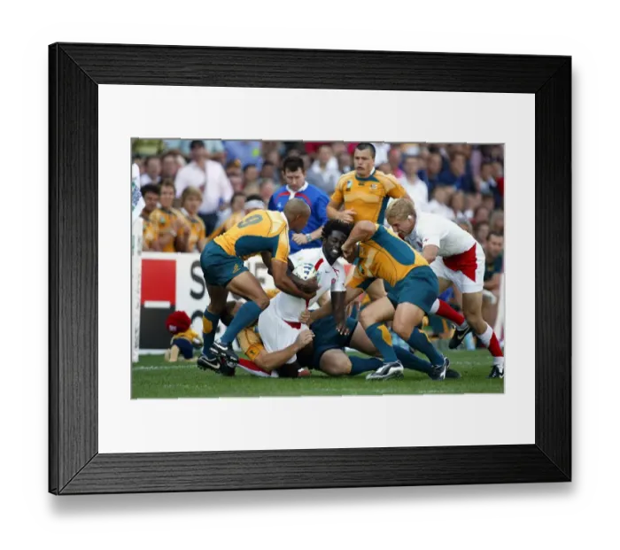 Framed Print : Paul Sackey, George Gregan & George Smith Framed Print : Paul Sackey, George Gregan & George Smith