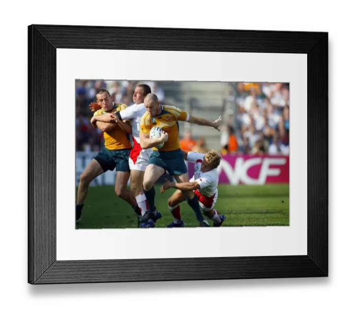 Framed Print : Stirling Mortlock & Jonny Wilkinson Framed Print : Stirling Mortlock & Jonny Wilkinson