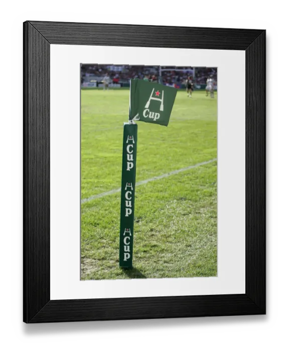 Framed Print : Heineken Cup Flag & Pole Framed Print : Heineken Cup Flag & Pole