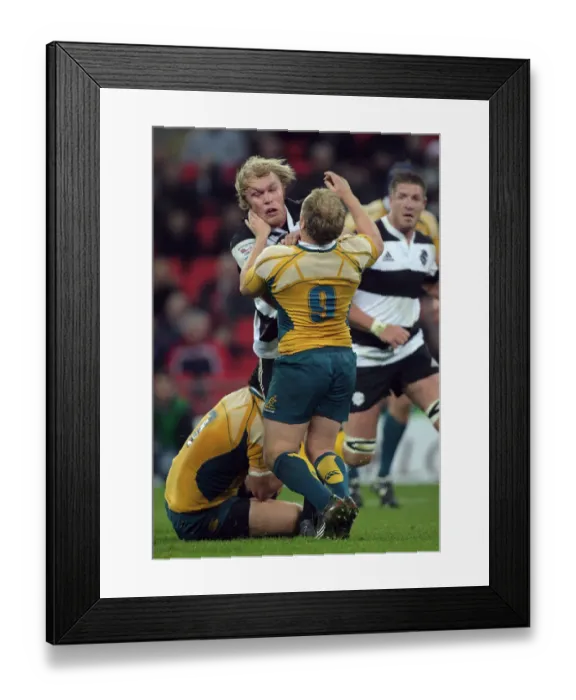 Framed Print : Schalk Burger, Brett Sheehan & George Smith