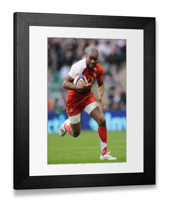 Framed Print : Ugo Monye England and Harlequins Rugby Union England V Pacific Islanders Twickenham Framed Print : Ugo Monye England and Harlequins Rugby Union England V Pacific Islanders Twickenham