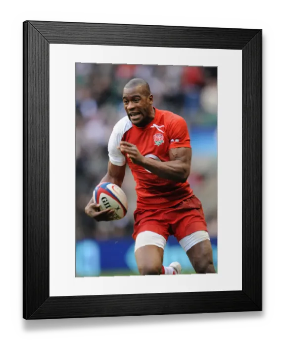Framed Print : Ugo Monye England and Harlequins Rugby Union England V Pacific Islanders Twickenham Framed Print : Ugo Monye England and Harlequins Rugby Union England V Pacific Islanders Twickenham