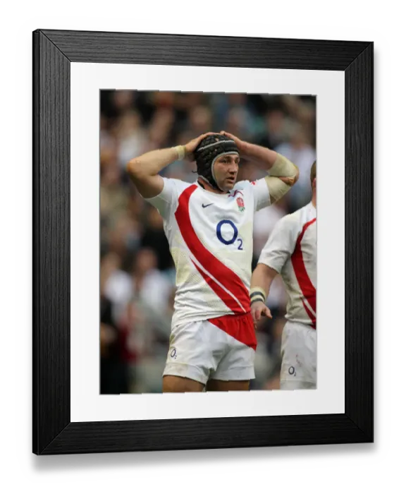 Framed Print : Captain Steve Borthwick Framed Print : Captain Steve Borthwick