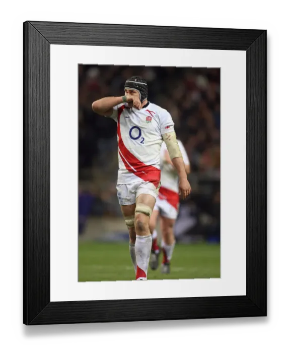 Framed Print : Dejected Captain Steve Bothwick
