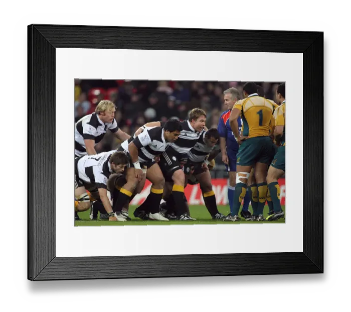 Framed Print : John Smit In The Scrum Framed Print : John Smit In The Scrum