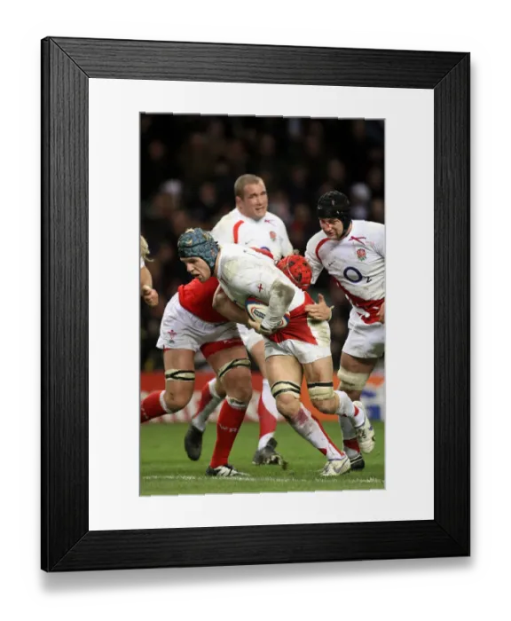 Framed Print : James Haskell & Alun Wyn Jones Framed Print : James Haskell & Alun Wyn Jones