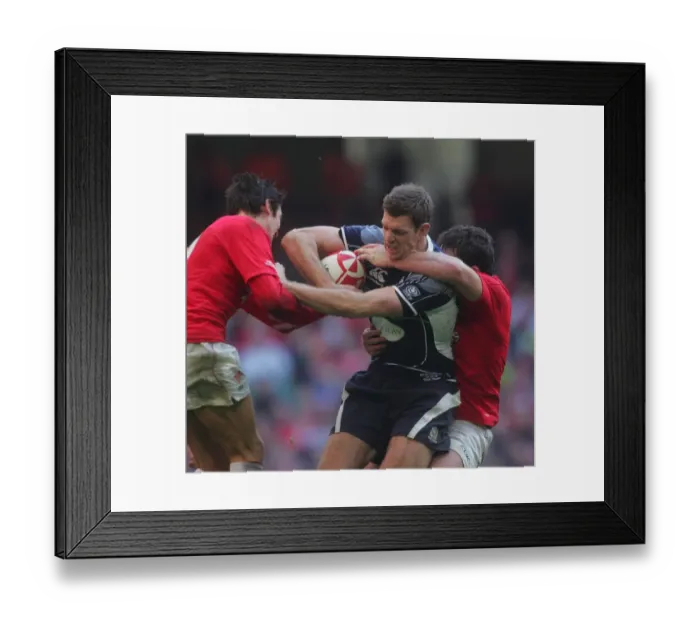 Framed Print : Nikki Walker Is Tackled Framed Print : Nikki Walker Is Tackled