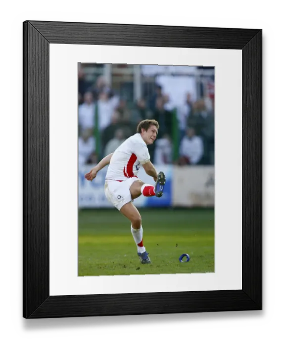 Framed Print : Jonny Wilkinson Kicking Framed Print : Jonny Wilkinson Kicking