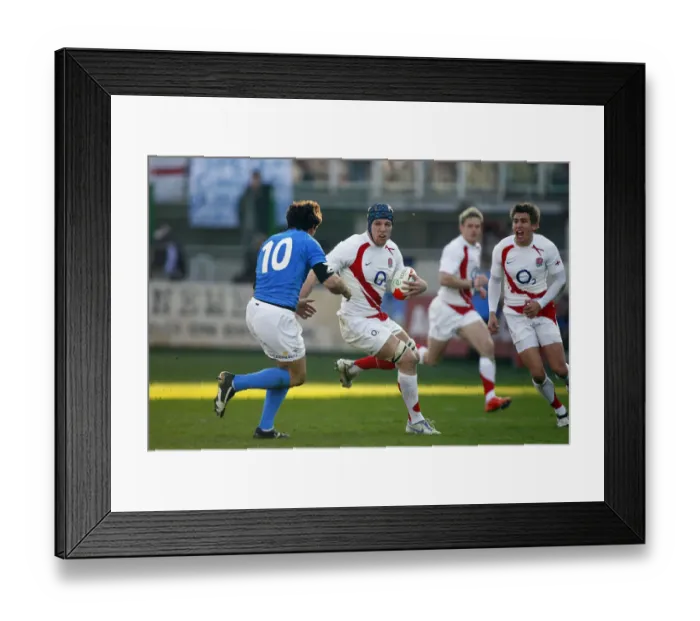 Framed Print : James Haskell & Andrea Masi Framed Print : James Haskell & Andrea Masi