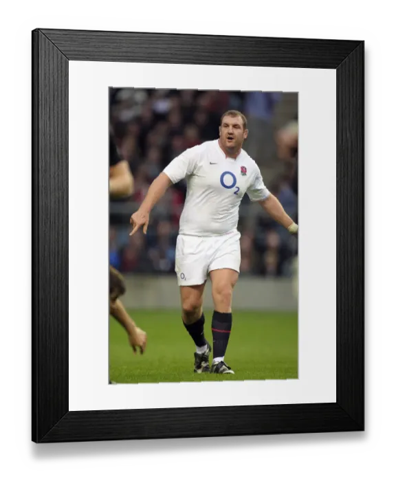 Framed Print : Tim Payne England and London Wasps Rugby Union England V New Zealand Framed Print : Tim Payne England and London Wasps Rugby Union England V New Zealand