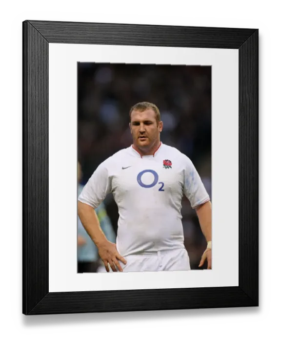 Framed Print : Tim Payne England and London Wasps Rugby Union England V New Zealand Framed Print : Tim Payne England and London Wasps Rugby Union England V New Zealand