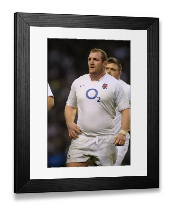 Framed Print : Tim Payne England and London Wasps Rugby Union England V New Zealand Framed Print : Tim Payne England and London Wasps Rugby Union England V New Zealand