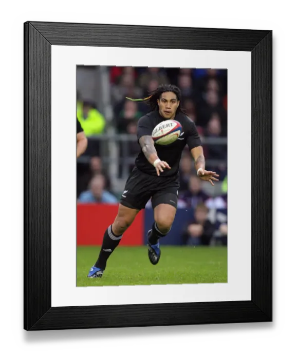 Framed Print : Ma A Nonu New Zealand Rugby Union England V New Zealand