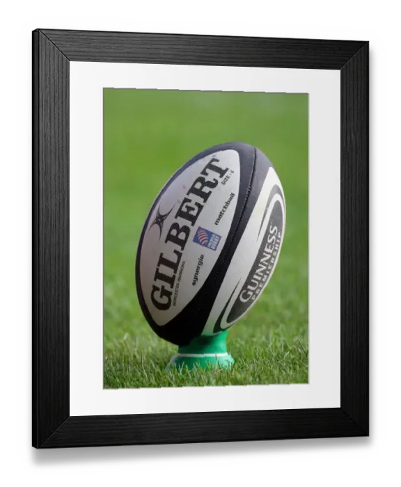 Framed Print : Guinness Premiership Matchball Framed Print : Guinness Premiership Matchball