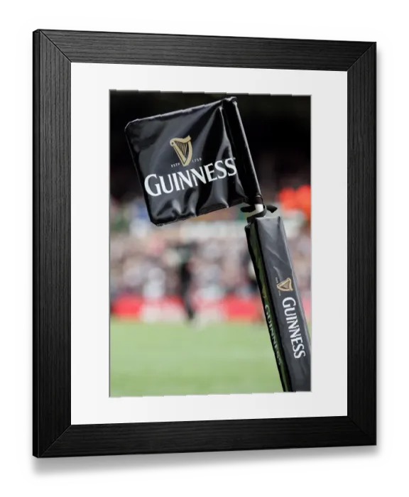 Framed Print : Guinness Premiershp Rugby Flag
